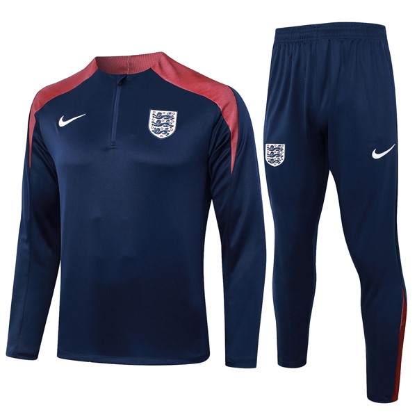 Sudadera De Training Inglaterra 2024/2025 Azul Rojo 3